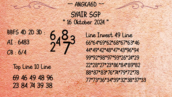 Prediksi SGP