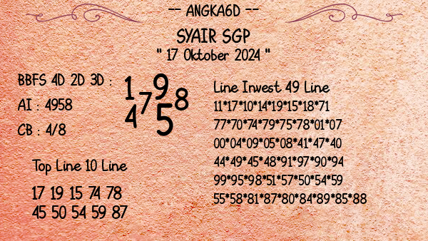 Prediksi SGP