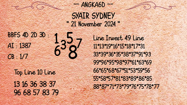 Prediksi Sydney