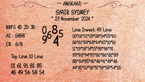 Prediksi Sydney